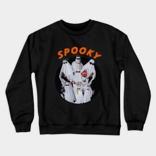 BTS Halloween ghost costumes spooky Crewneck Sweatshirt